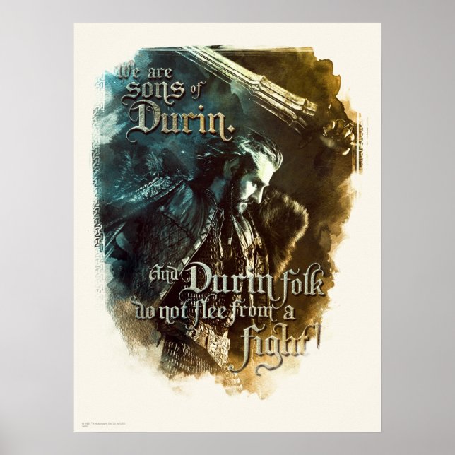 Póster We Are Sons Of Durin (Frente)