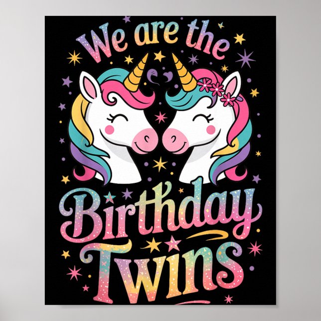 Póster We Are The Birthday Twins  (Frente)