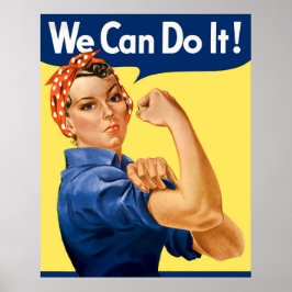 Póster We Can Do It! Rosie the Riveter