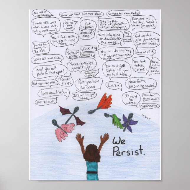 Póster We Persist (Frente)