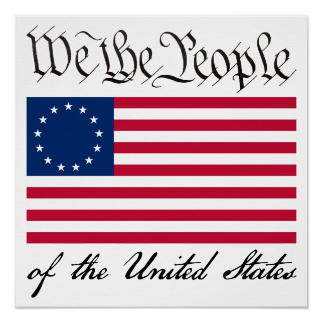 Póster We the People (Anverso)