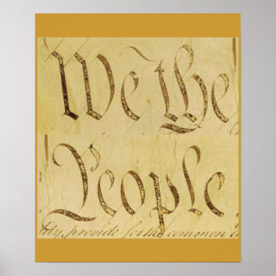 Póster We the People Poster