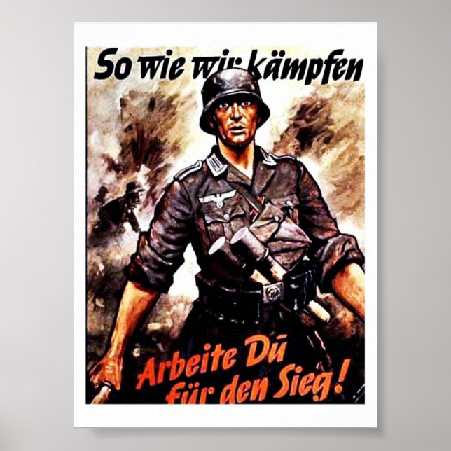 Póster We Wie Wir Kampfen (Frente)