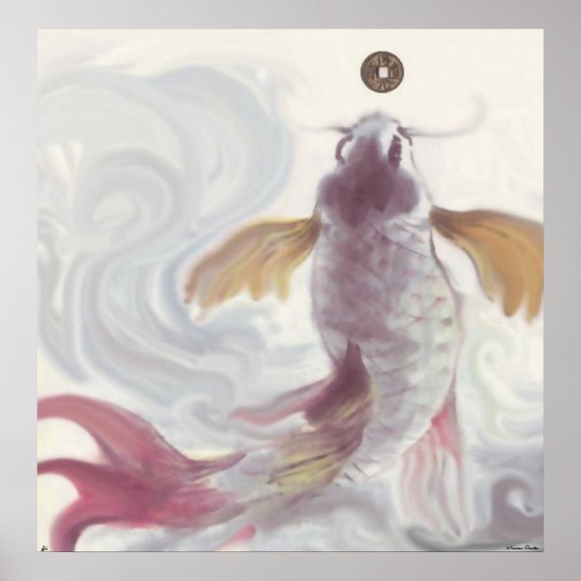 Póster Wealth Hungry Carp Poster (Frente)