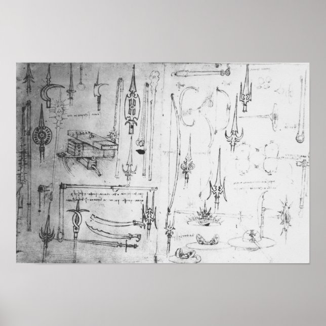 Póster Weapons and shields, c.1487-88 (Frente)