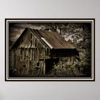 Póster Weathered Barn