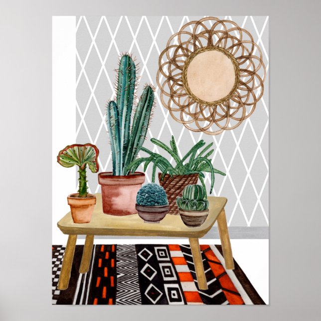 Póster Weavers del desierto IV (Frente)