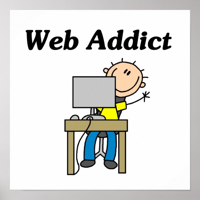 Póster Web Addict (Frente)