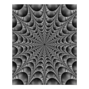 Póster Web en blanco y negro