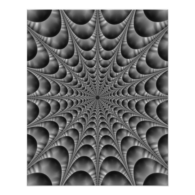 Póster Web en blanco y negro (Anverso)