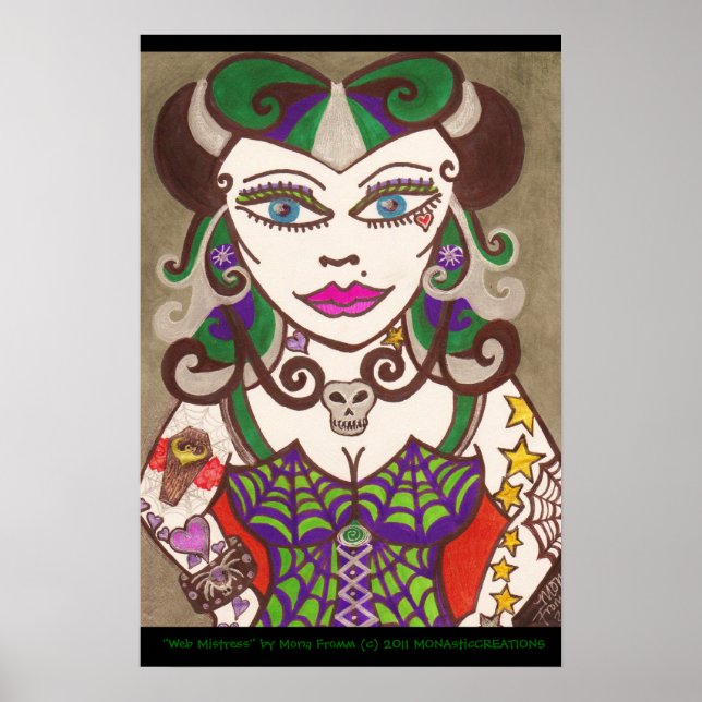 Póster "Web Mistress" (Frente)