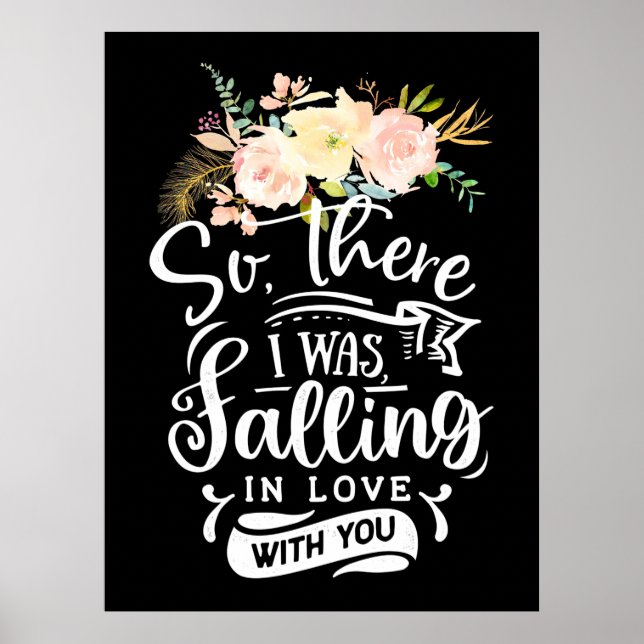 Póster Wedding Gifts | I Was Falling In Love With You (Frente)