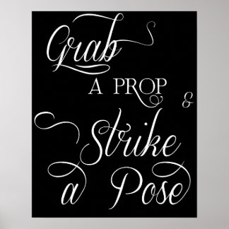 Póster Wedding Photo Booth Sign