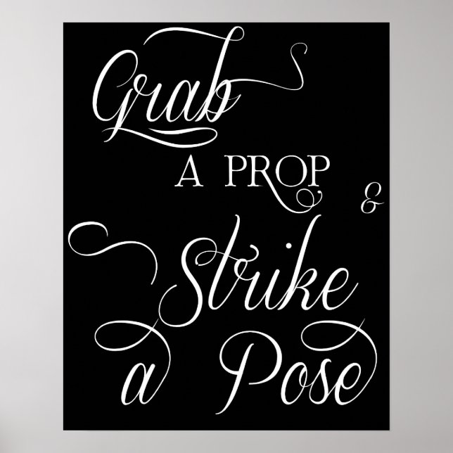 Póster Wedding Photo Booth Sign (Frente)