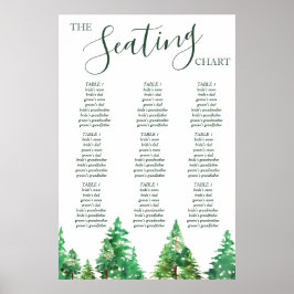 PÓSTER WEDDING SEATING CHART