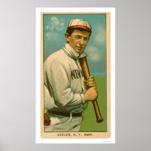 Póster Wee Willie Keeler Baseball 1909