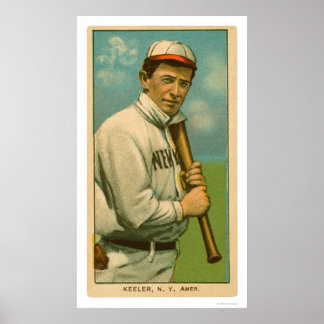 Póster Wee Willie Keeler Baseball 1909