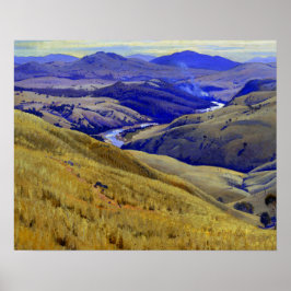 Póster Weetangera Canberra Australia Elioth Gruner1937