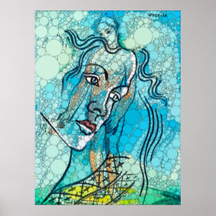 Póster Wegelia, puntos infinitos por Francis Picabia