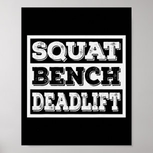 Póster Wei Wei, gimnasio de entrenamiento de levantamient