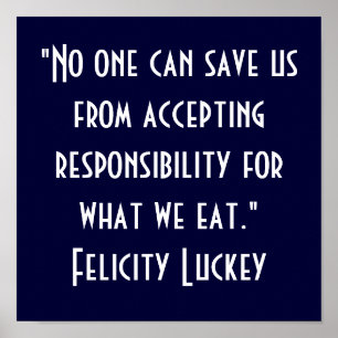 Póster Weight Loss Responsibility 6