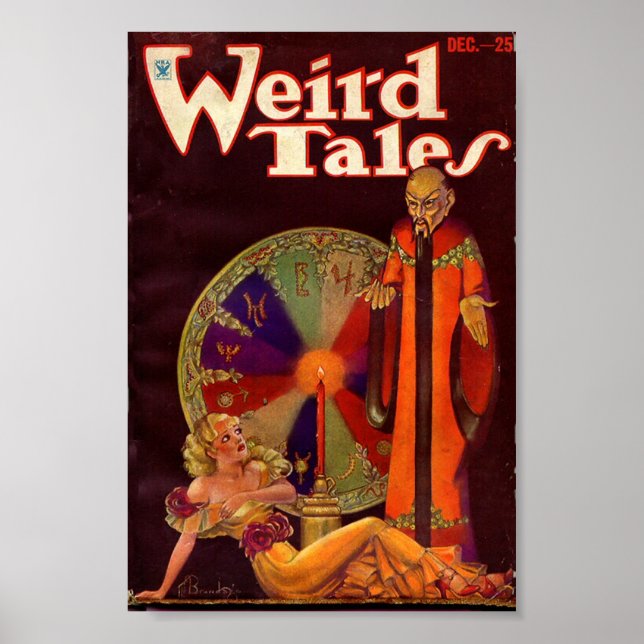 Póster Weird Tales Comic Poster Diciembre (Frente)