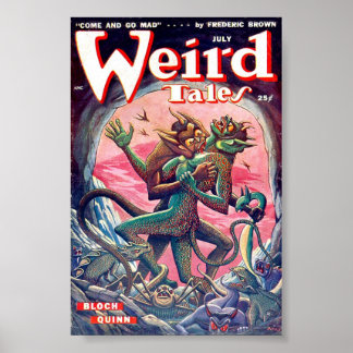 Póster Weird Tales Comic Poster Julio