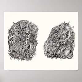 Póster Weirdhead por Brian Benson