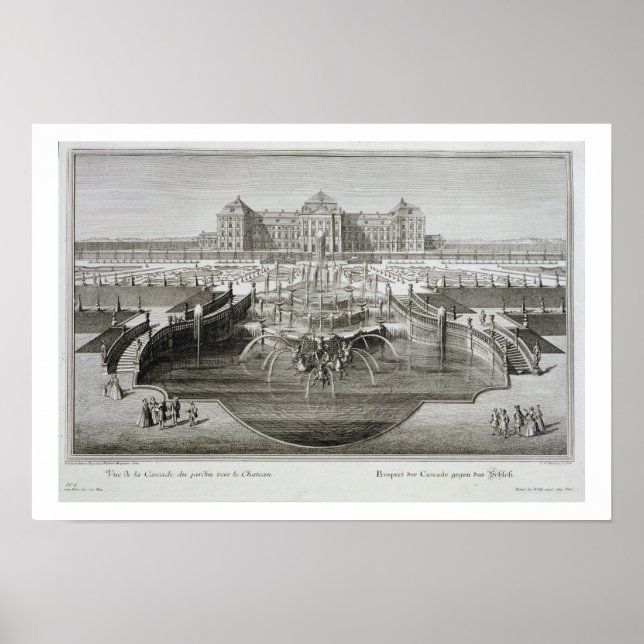 Póster Weissenstein, vistas al castillo desde el bar (Frente)