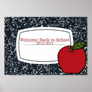 Póster Welcome Back to School 2013 Poster
