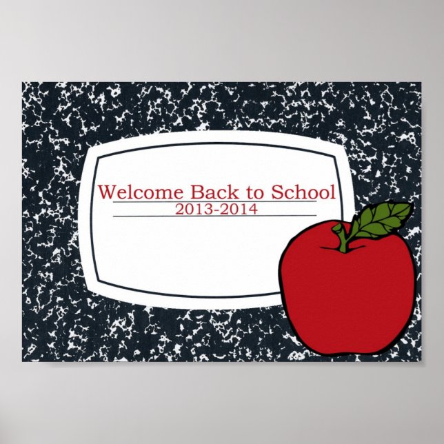 Póster Welcome Back to School 2013 Poster (Frente)