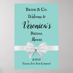 Póster Welcome Bridal Shower Sign