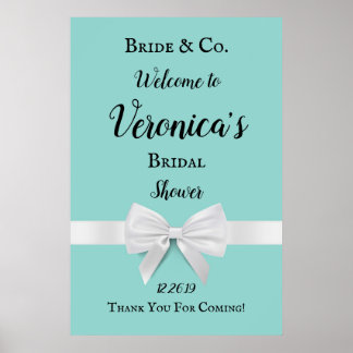 Póster Welcome Bridal Shower Sign