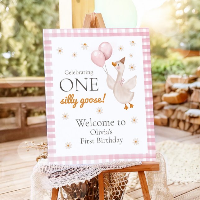 Póster Welcome Sign Little Chick Farm Barnyard Birthday (Subido por el creador)
