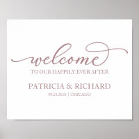 Welcome to our Happily Ever After Rose Gold