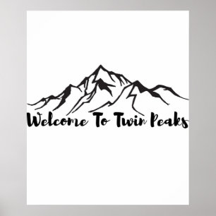 Póster Welcome To Twin Peaks