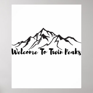 Póster Welcome To Twin Peaks