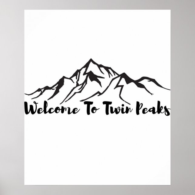 Póster Welcome To Twin Peaks (Frente)