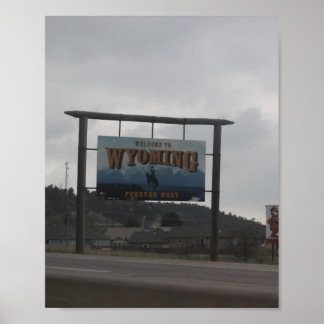 Póster Welcome to Wyoming
