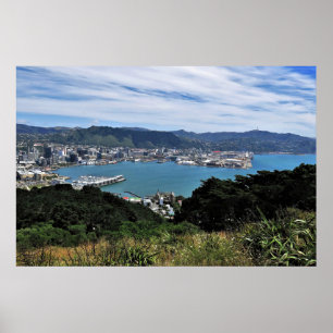 Póster Wellington Nueva Zelanda