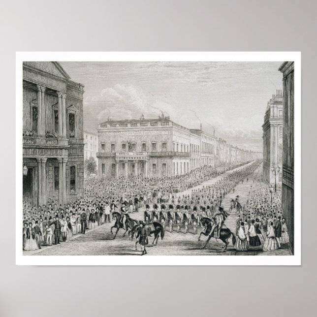 Póster Wellington's Funeral Procession passing the Senior (Frente)