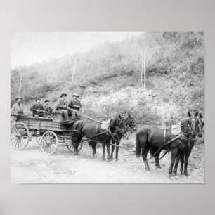 Póster Wells Fargo Express Company
