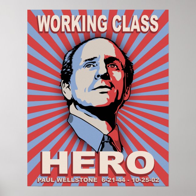Póster Wellstone Hero (Frente)