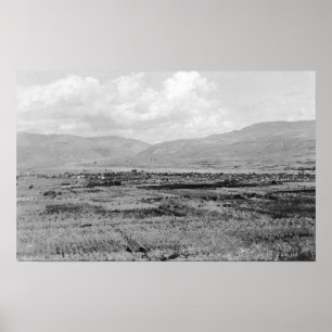 Póster Wenatchee, opinión de la ciudad de WA y fotografía