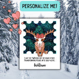 Póster Wendigo Cryptid motivacional