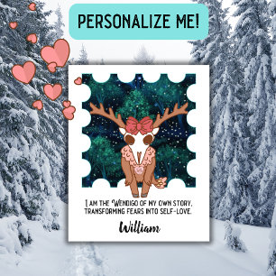 Póster Wendigo Cryptid motivacional