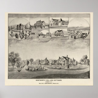 Póster Wentworth Hall, Cottages