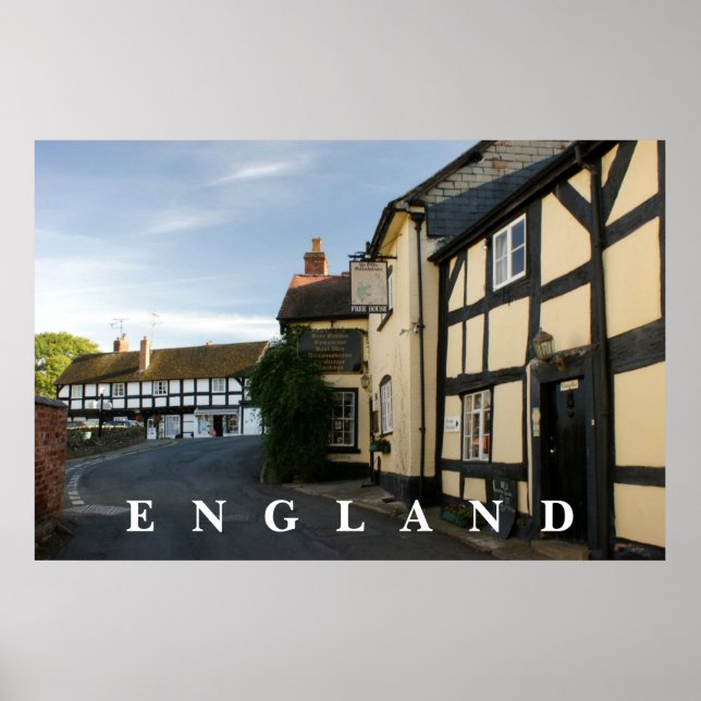 Póster Weobley, England (Frente)