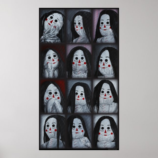 Póster We're All Dolls Here: Twelve Rag Dolls (Frente)