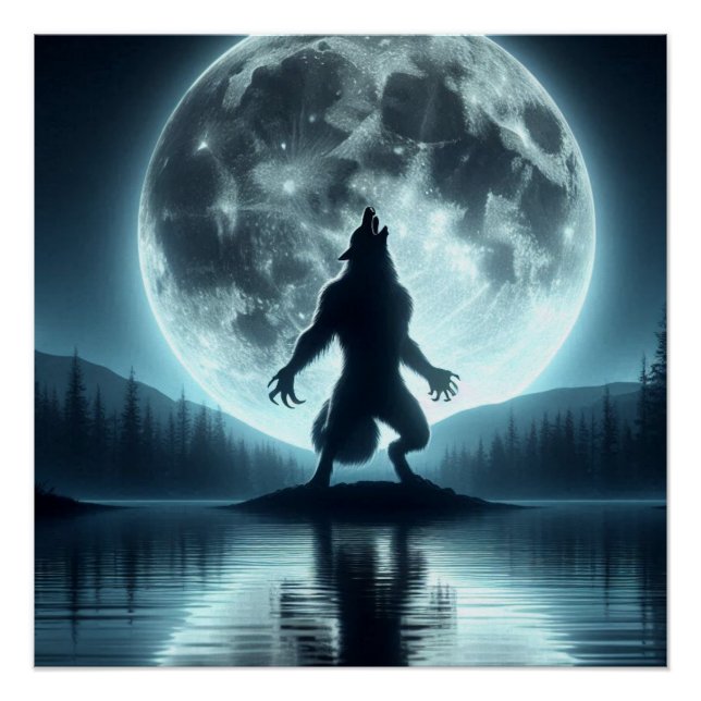 Póster Werewolf (Anverso)
